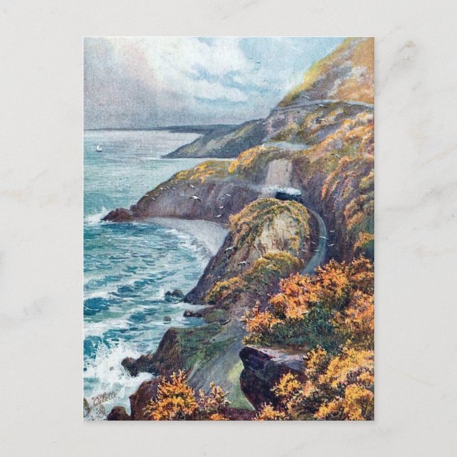 Ancienne carte postale - Bray Head, Co Wicklow, Ir (Devant)