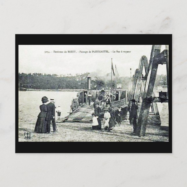 Ancienne carte postale - Brest, Finistere, France (Devant)