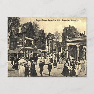Ancienne carte postale - Brussels Expo 1910
