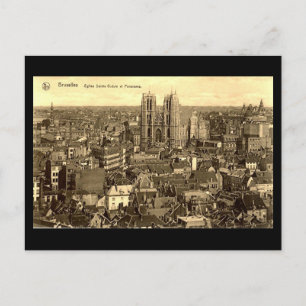 Ancienne carte postale - Bruxelles
