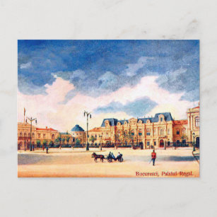 Ancienne carte postale - Bucarest, Roumanie