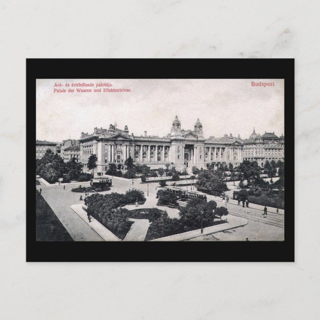 Ancienne carte postale - Budapest (Devant)
