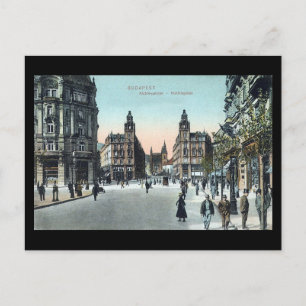 Ancienne carte postale - Budapest, Hongrie, 1908