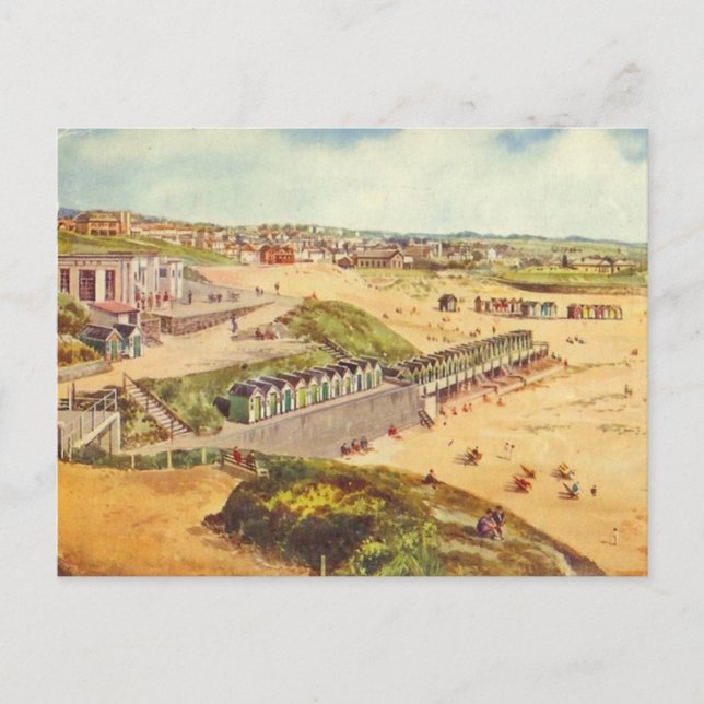 Ancienne carte postale - Bude, Cornouailles (Devant)