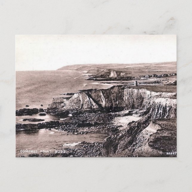 Ancienne carte postale - Bude, Cornwall, Angleterr (Devant)