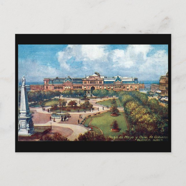 Ancienne carte postale - Buenos Aires, Argentine. (Devant)
