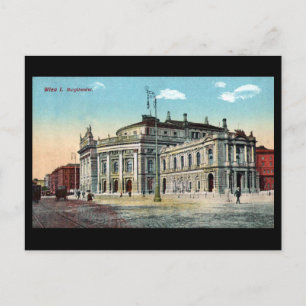 Ancienne carte postale - Burgtheater, Vienne