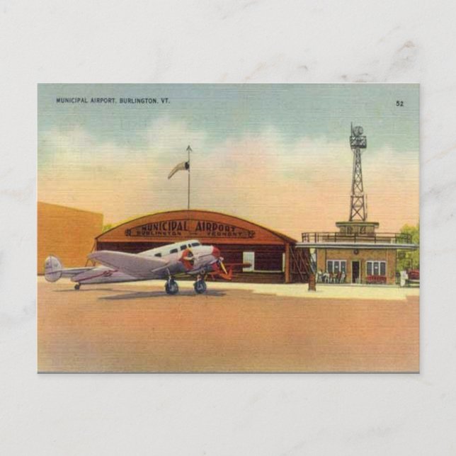 Ancienne carte postale - Burlington, Vermont (Devant)
