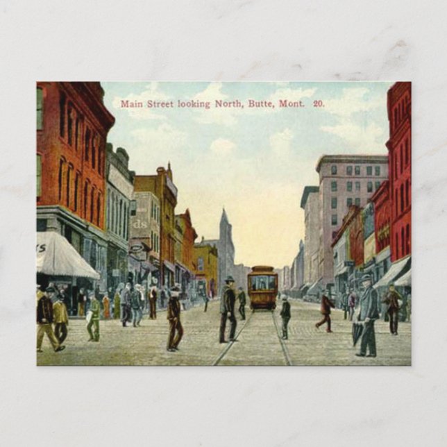 Ancienne carte postale - Butte, Montana, États-Uni (Devant)