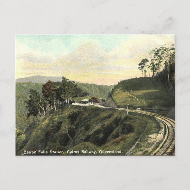 Ancienne carte postale - Cairns Railway, Queenslan (Devant)