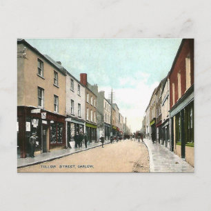 Ancienne carte postale - Carlow, Irlande