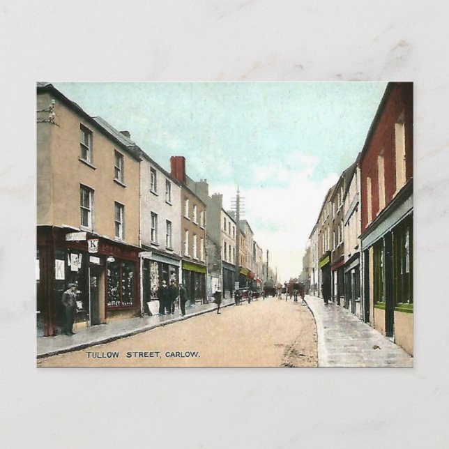 Ancienne carte postale - Carlow, Irlande (Devant)