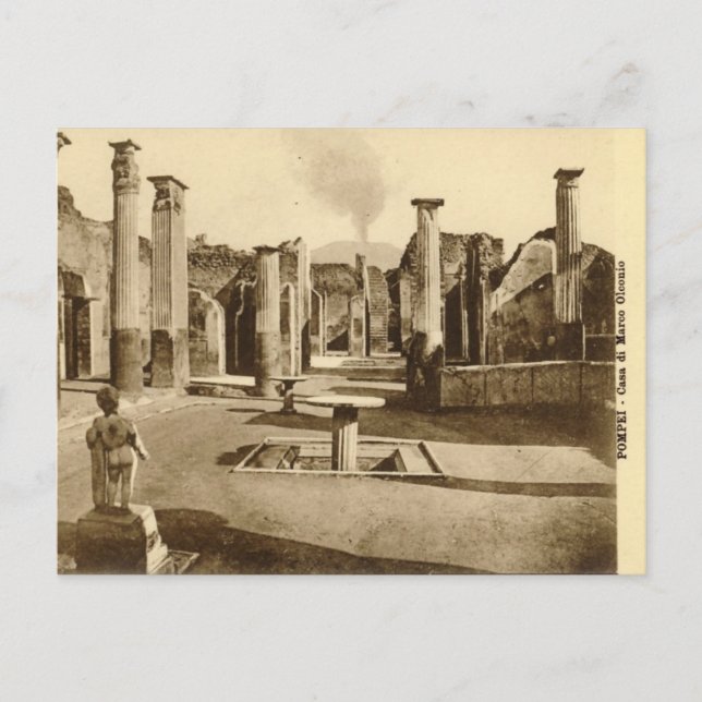 Ancienne carte postale - Casa di Marco Olconio (Devant)
