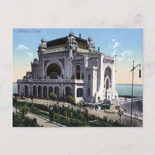 Ancienne carte postale - Casino, Constanta, Rouman (Devant)