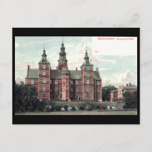 Ancienne carte postale - Château Rosenborg, Copenh