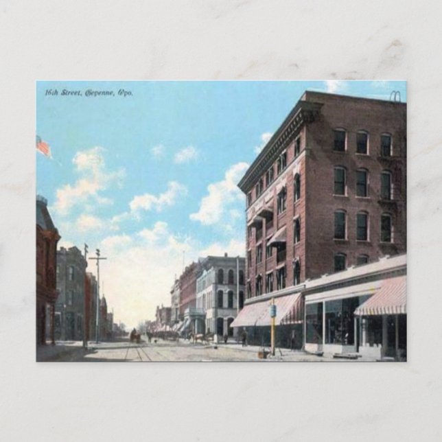 Ancienne carte postale - Cheyenne, Wyoming (Devant)