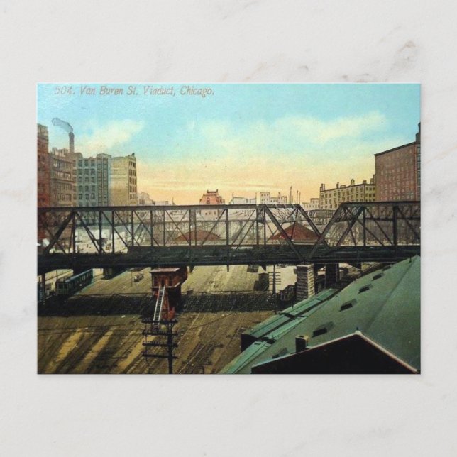 Ancienne carte postale - Chicago, Illinois (Devant)