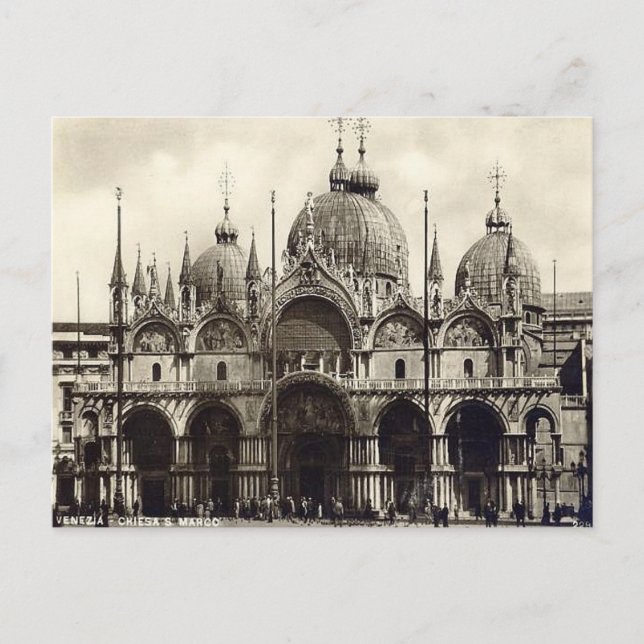 Ancienne carte postale - Chiesa San Marco, Venezia (Devant)