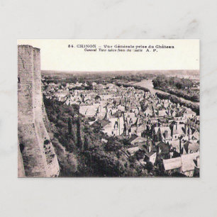 Ancienne carte postale - Chinon, Indre-et-Loire, F