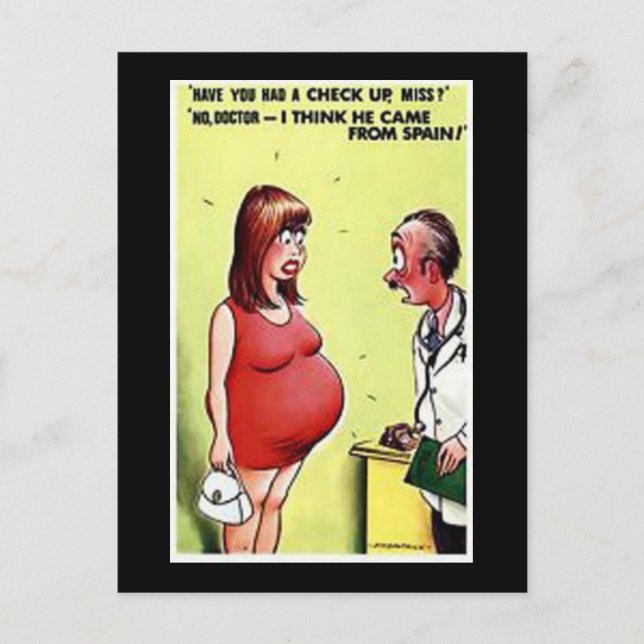 Ancienne carte postale comique (Devant)