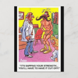 Ancienne carte postale comique -