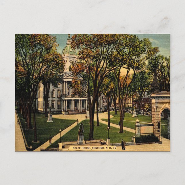 Ancienne carte postale - Concord, New Hampshire (Devant)