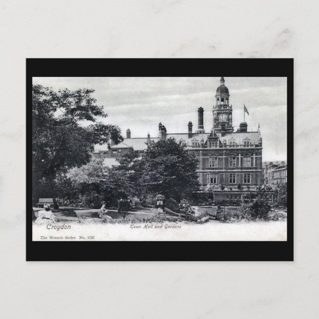 Ancienne carte postale - Croydon, Londres (Devant)
