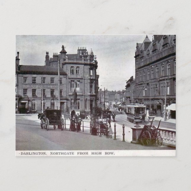 Ancienne carte postale - Darlington, Co Durham (Devant)