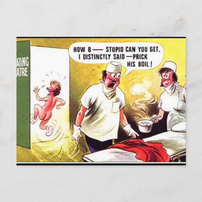 Ancienne Carte Postale de Bande Dessinée (Devant)