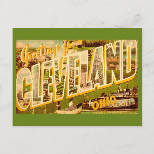 Ancienne Carte Postale de Cleveland Ohio (Devant)