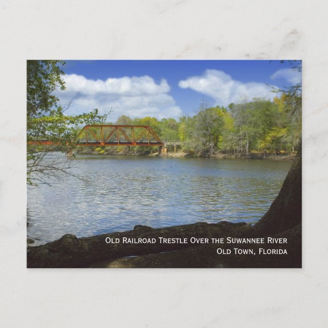 Ancienne carte postale de trèfle ferroviaire (Devant)