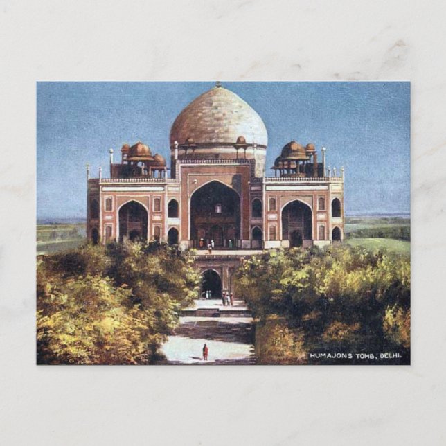 Ancienne carte postale - Delhi, Inde (Devant)