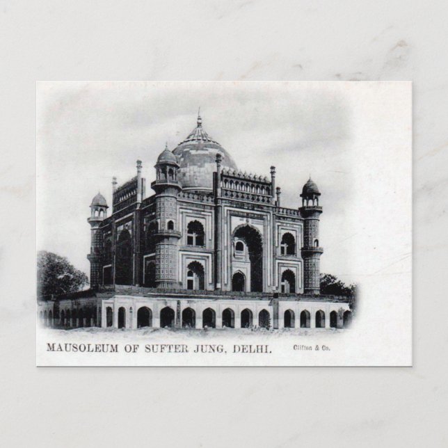 Ancienne carte postale - Delhi, Inde (Devant)