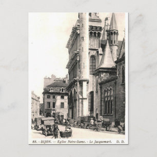 Ancienne carte postale - Dijon, Côte d'Or, France