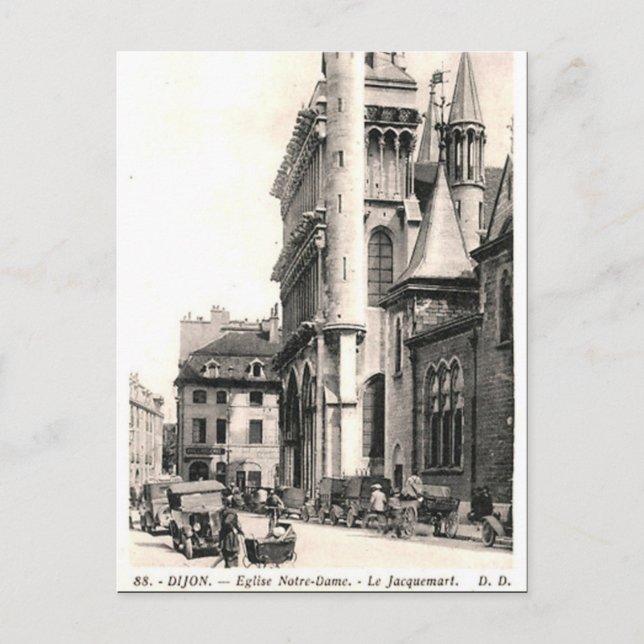 Ancienne carte postale - Dijon, Côte d'Or, France (Devant)