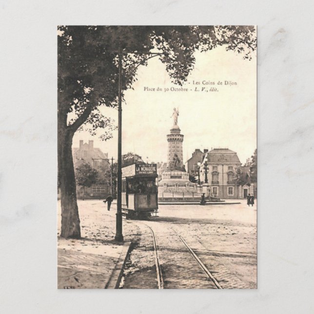 Ancienne carte postale - Dijon, France (Devant)