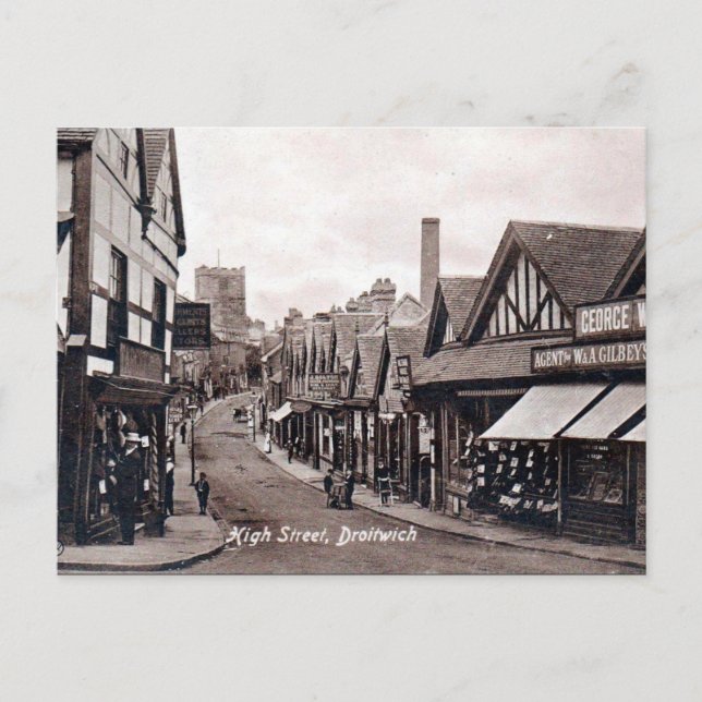 Ancienne carte postale - Droitwich, Worcestershire (Devant)
