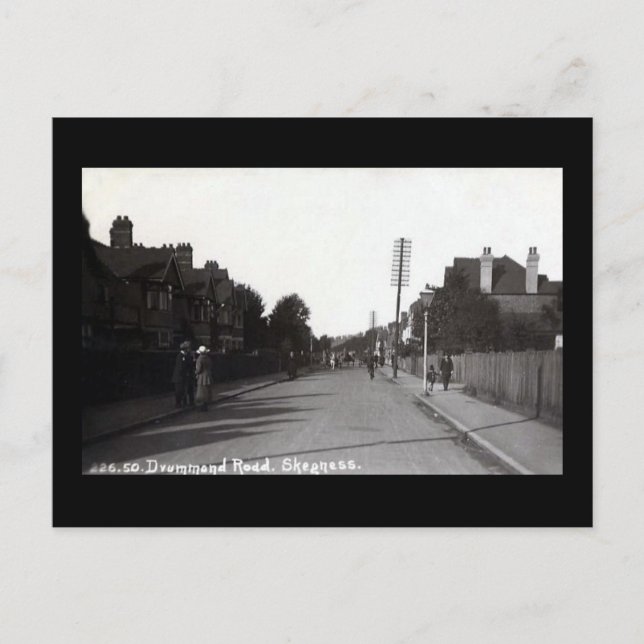 Ancienne carte postale - Drummond Road, Skegness (Devant)