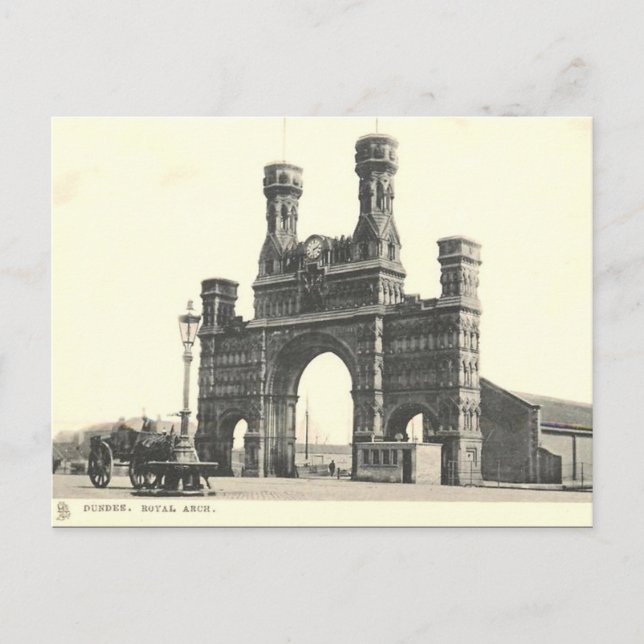 Ancienne carte postale - Dundee, Écosse (Devant)