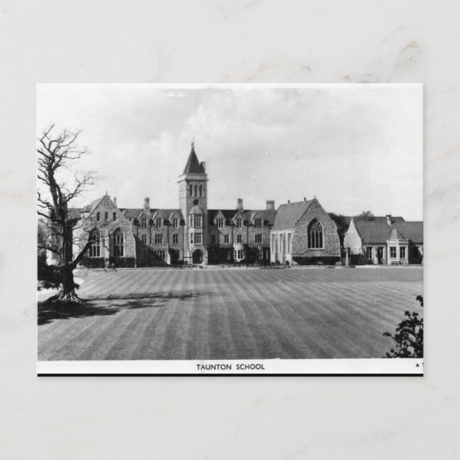 Ancienne carte postale - École de Taunton, Somerse (Devant)