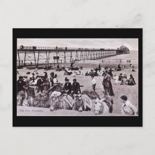 Ancienne carte postale, Édimbourg, Portobello Beac