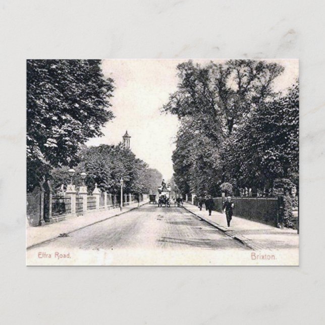 Ancienne carte postale - Effra Rd, Brixton, Londre (Devant)
