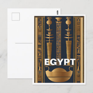 Ancienne carte postale Egypte