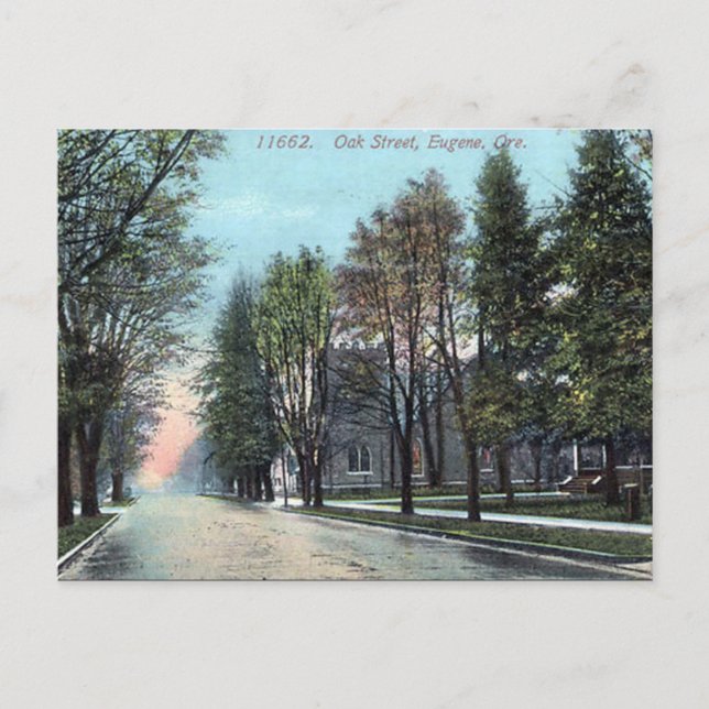 Ancienne carte postale - Eugene, Oregon (Devant)