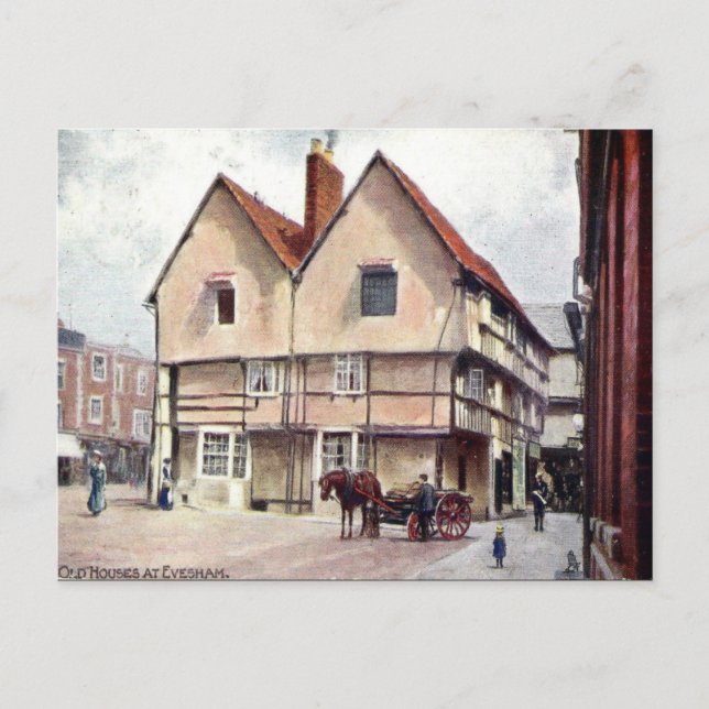 Ancienne carte postale - Evesham, Worcestershire (Devant)
