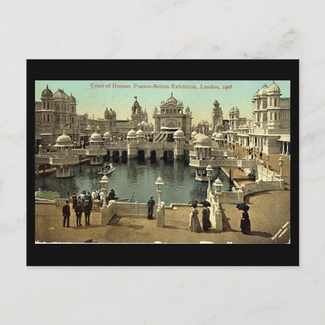 Ancienne carte postale - Exposition franco-britann (Devant)