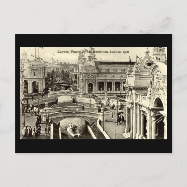 Ancienne carte postale - Exposition franco-britann (Devant)