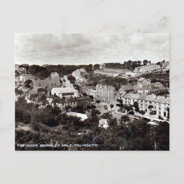 Ancienne carte postale - Falmouth, Cornouailles (Devant)