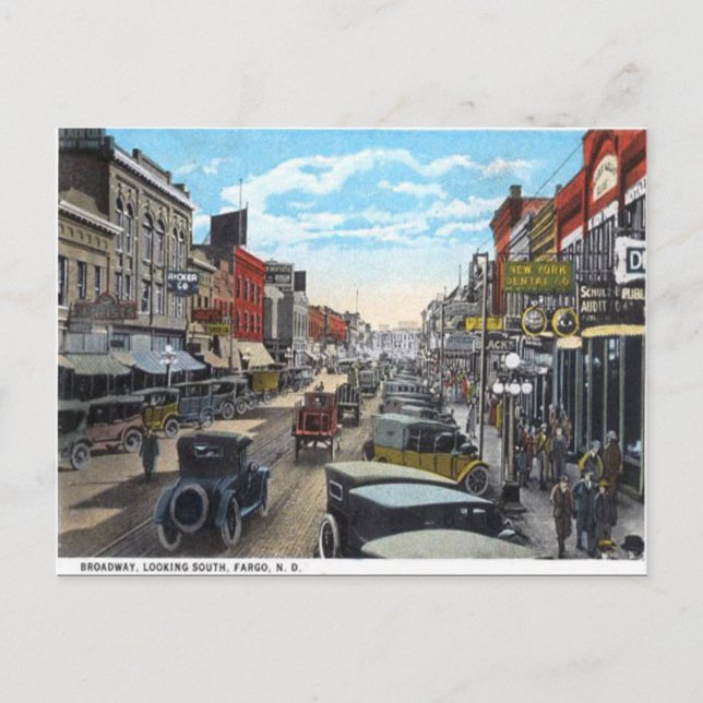 Ancienne carte postale - Fargo, Dakota du Nord, US (Devant)