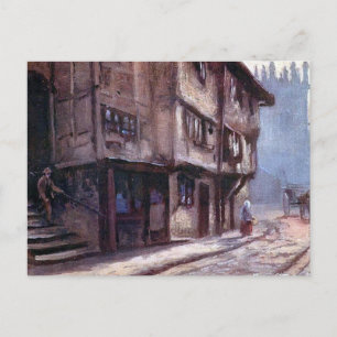 Ancienne carte postale - Fish Street, Shrewsbury,